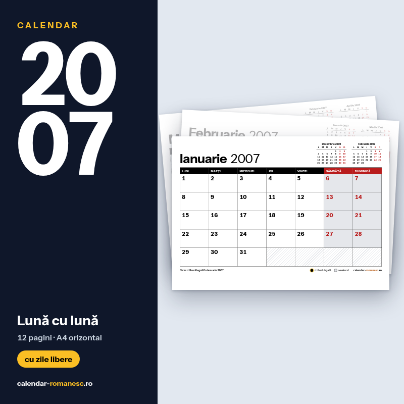 Lună cu lună 2007 - previzualizare
