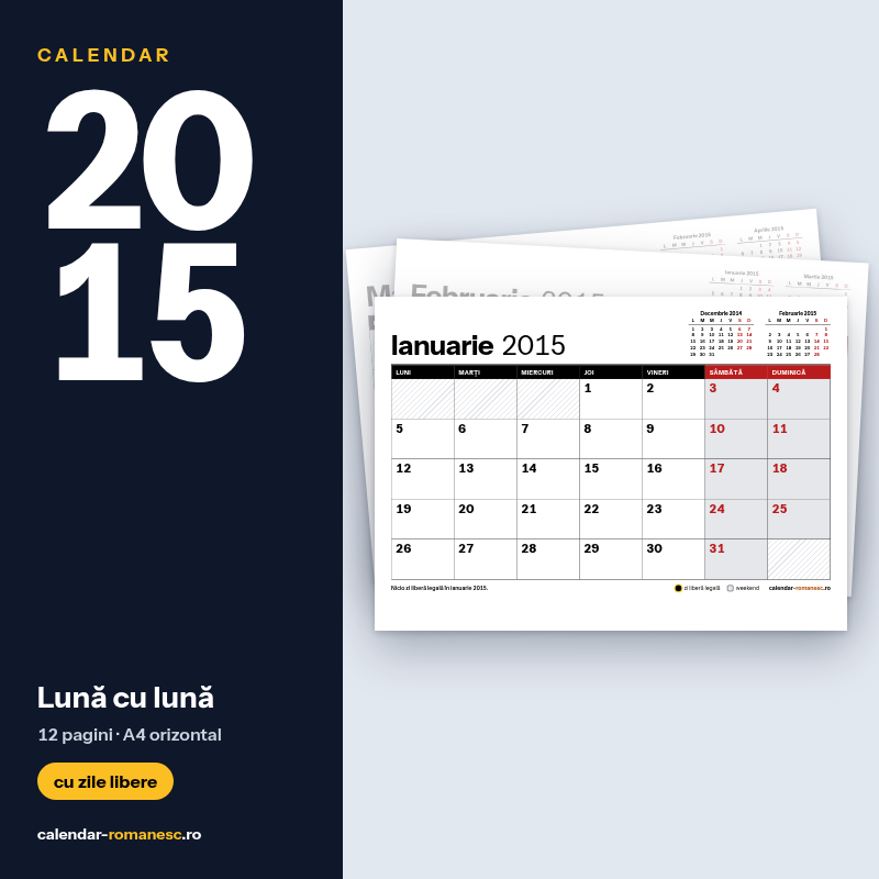 Lună cu lună 2015 - previzualizare