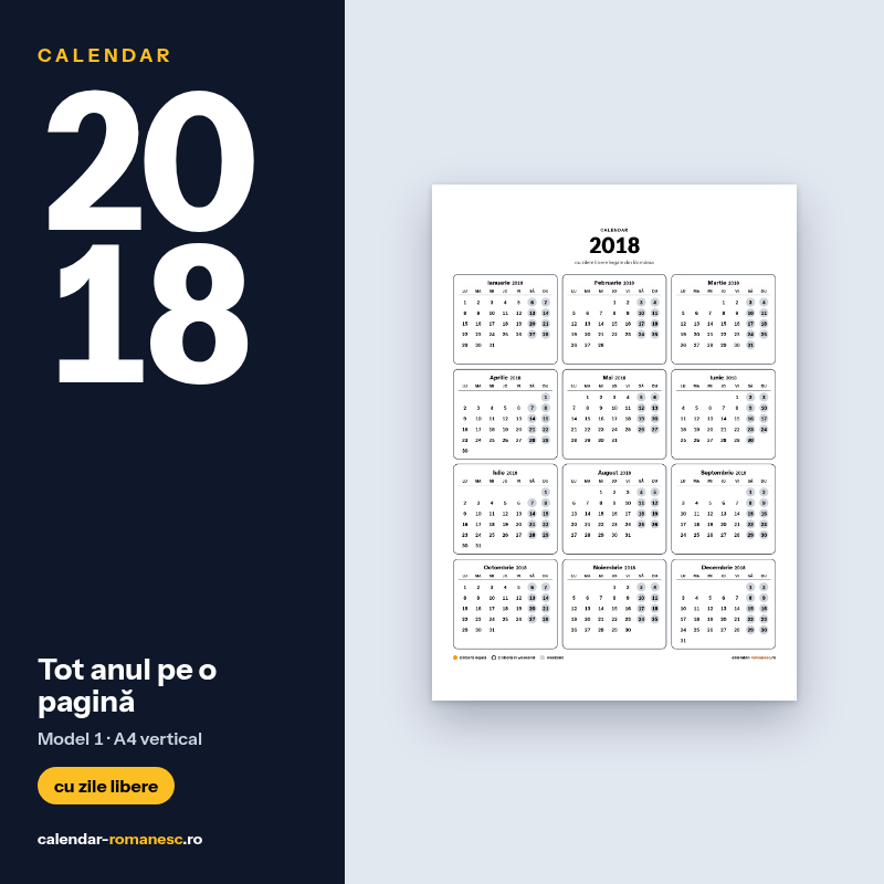 Tot anul · Model 1 2018 - previzualizare