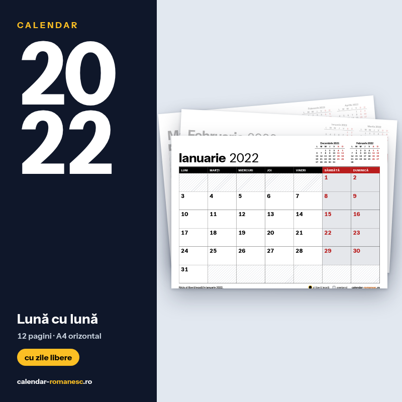 Lună cu lună 2022 - previzualizare