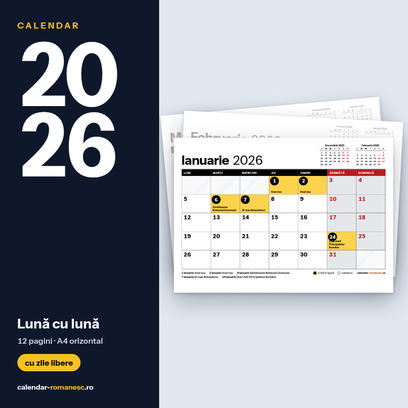Lună cu lună 2026 - previzualizare