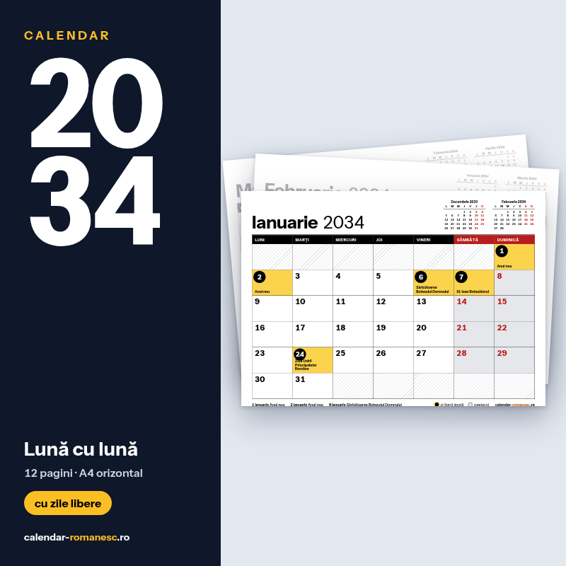 Lună cu lună 2034 - previzualizare