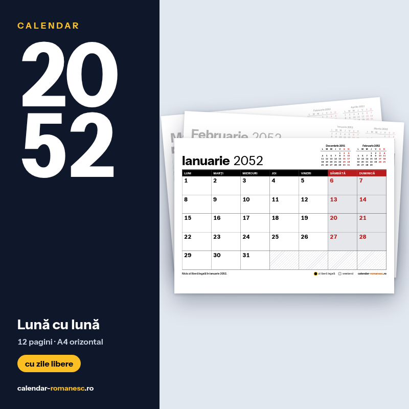 Lună cu lună 2052 - previzualizare